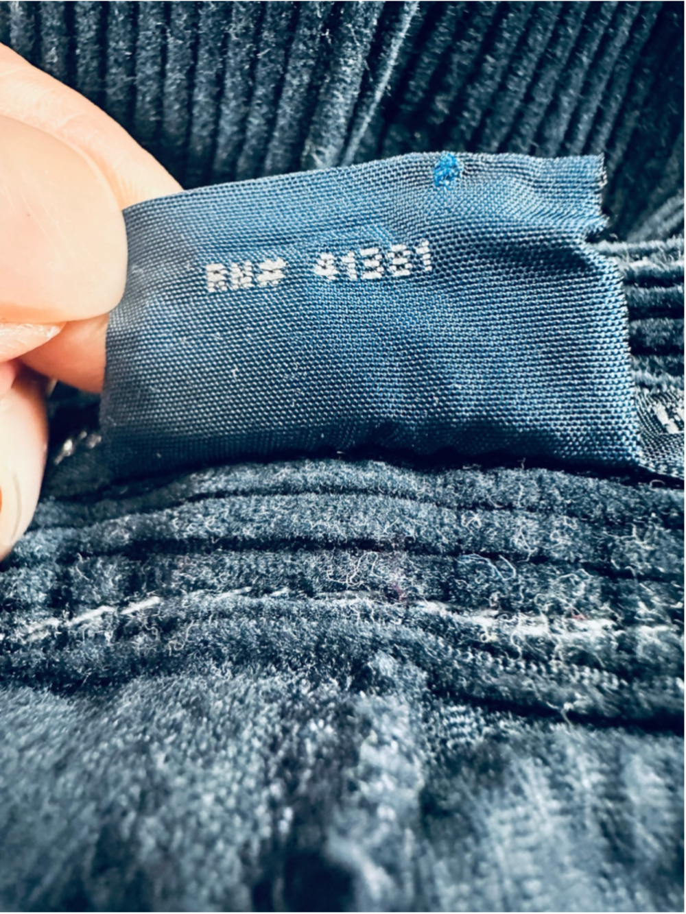 Vintage Ralph Lauren Blue Label Brand Thompson Black Wide Wale Corduroy Pants 8 - Picture 16 of 16